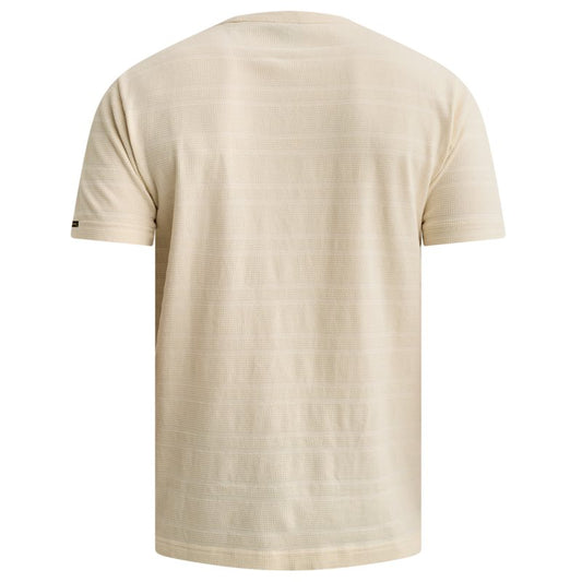 T-shirt met wafelpatroon