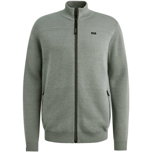 Gebreid vest met rits