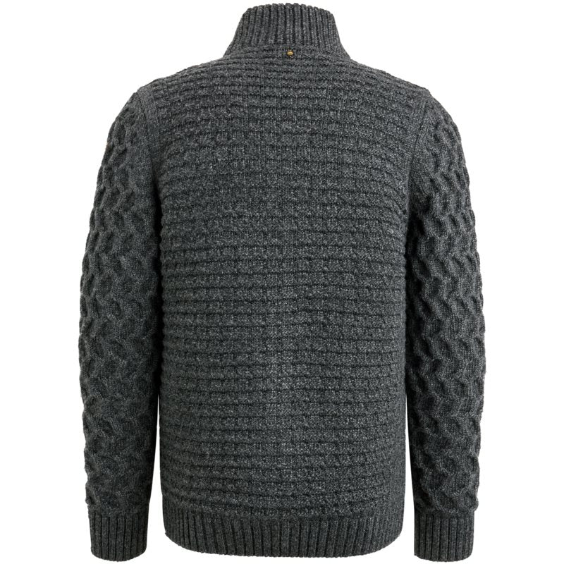 Gevoerd vest in een wolblend