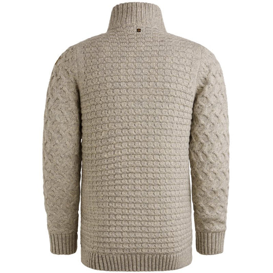 Gevoerd vest van wolblend