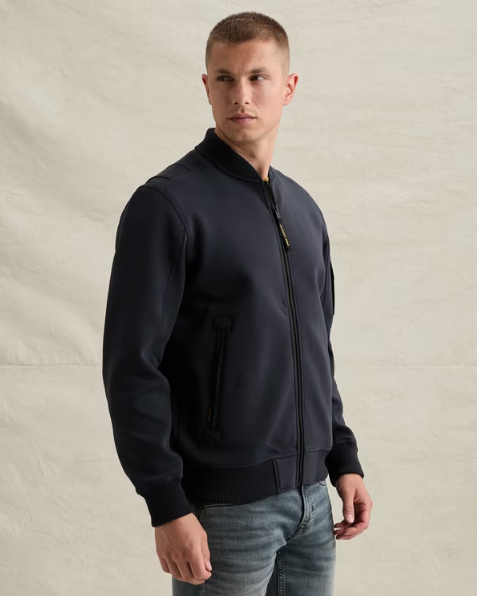 Sweat vest met rits