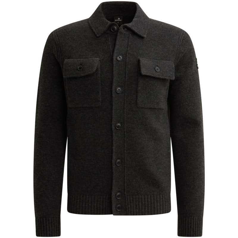 Vest van wol met knoopsluiting