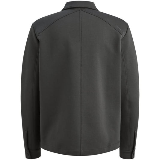 Sweat overshirt met rits