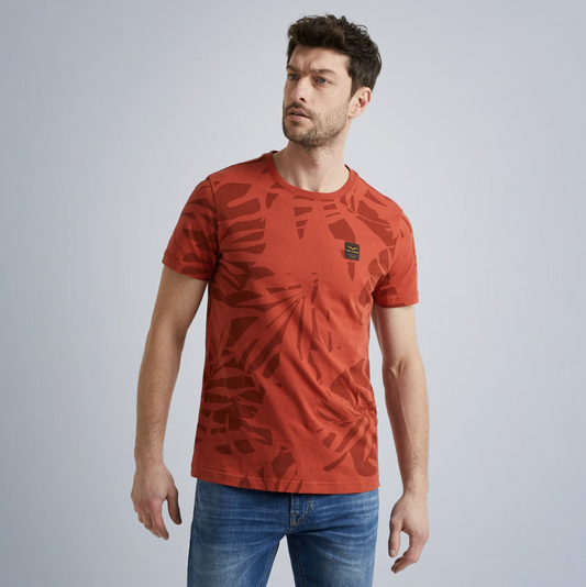 Short sleeve r-neck slub jerse
